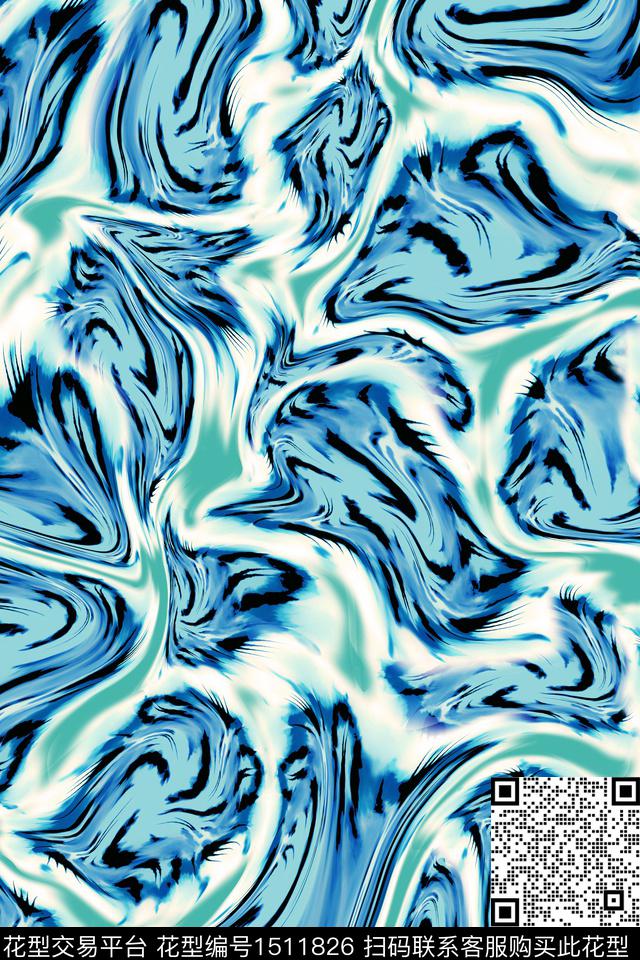 数码华亿平台肌理年轻女性数码印花华亿平台下载（图片编号: 1511826） - 瓦栏（Walan）