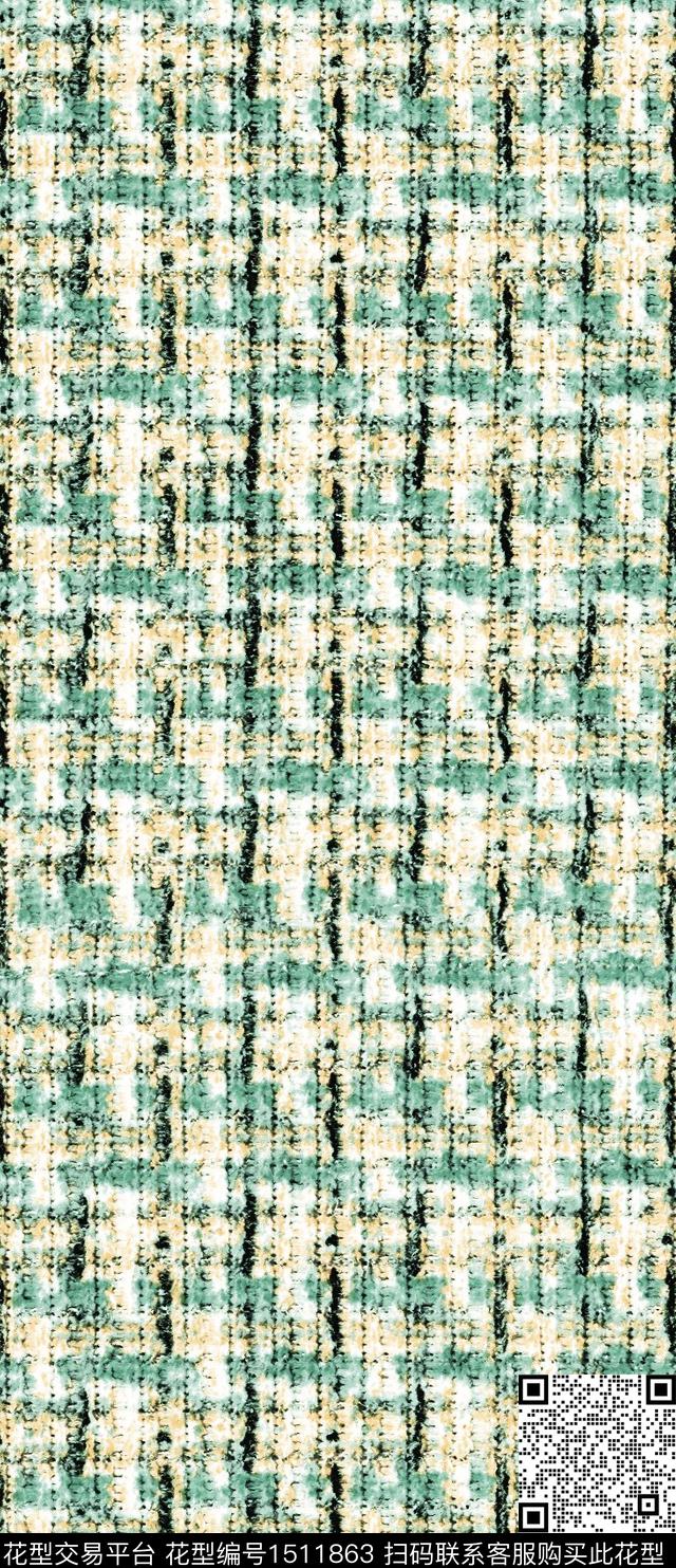 线条条格传统印花华亿平台下载（图片编号: 1511863） - 瓦栏（Walan）