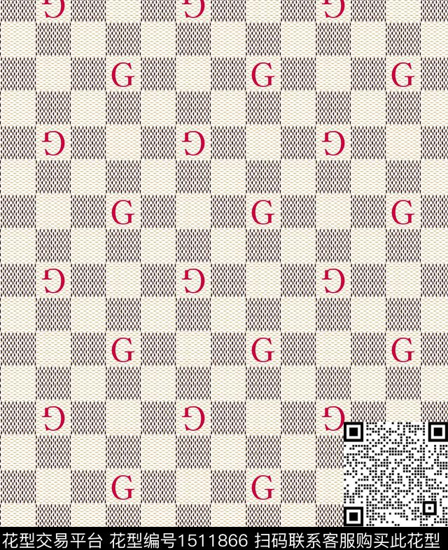 线条条格传统印花华亿平台下载（图片编号: 1511866） - 瓦栏（Walan）