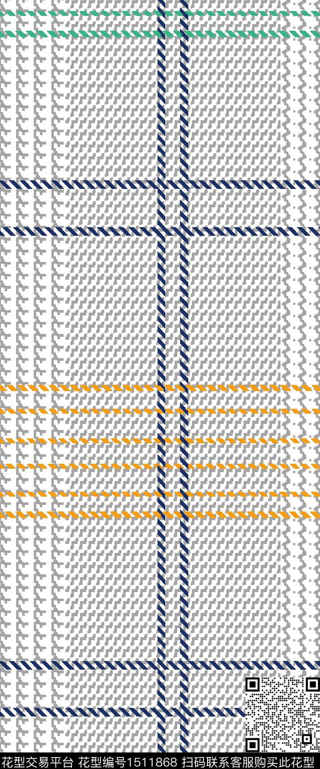 线条条格传统印花华亿平台下载（图片编号: 1511868） - 瓦栏（Walan）