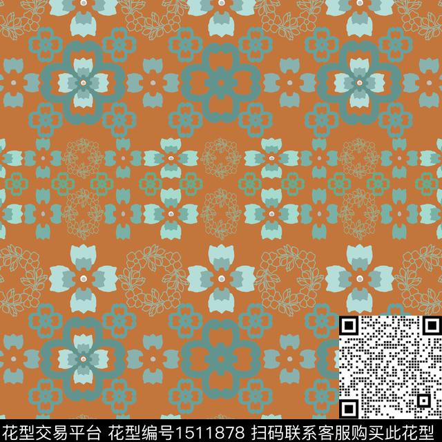 民族风男装费尔岛传统印花华亿平台下载（图片编号: 1511878） - 瓦栏（Walan）