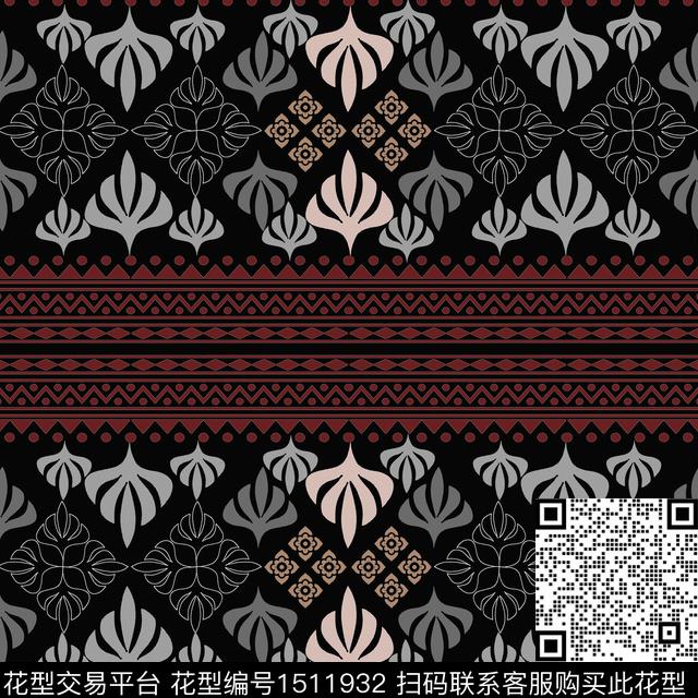 男装民族风费尔岛传统印花华亿平台下载（图片编号: 1511932） - 瓦栏（Walan）