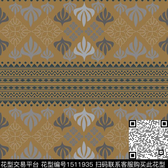 男装民族风费尔岛传统印花华亿平台下载（图片编号: 1511935） - 瓦栏（Walan）