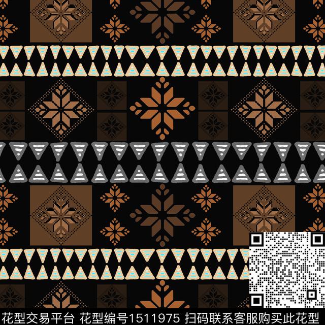 男装民族风费尔岛传统印花华亿平台下载（图片编号: 1511975） - 瓦栏（Walan）