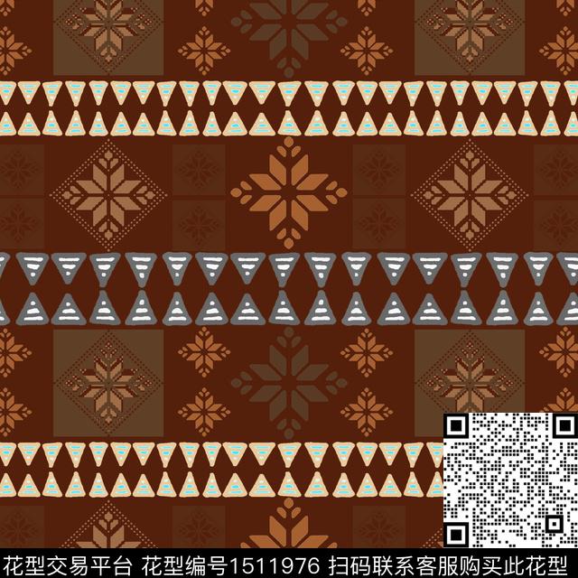 男装民族风费尔岛传统印花华亿平台下载（图片编号: 1511976） - 瓦栏（Walan）