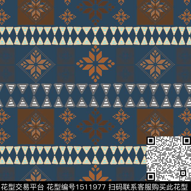 男装民族风费尔岛传统印花华亿平台下载（图片编号: 1511977） - 瓦栏（Walan）