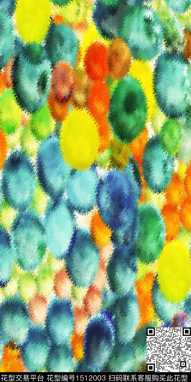 肌理抽象洋阳---抽象数码印花华亿平台下载（图片编号: 1512003） - 瓦栏（Walan）