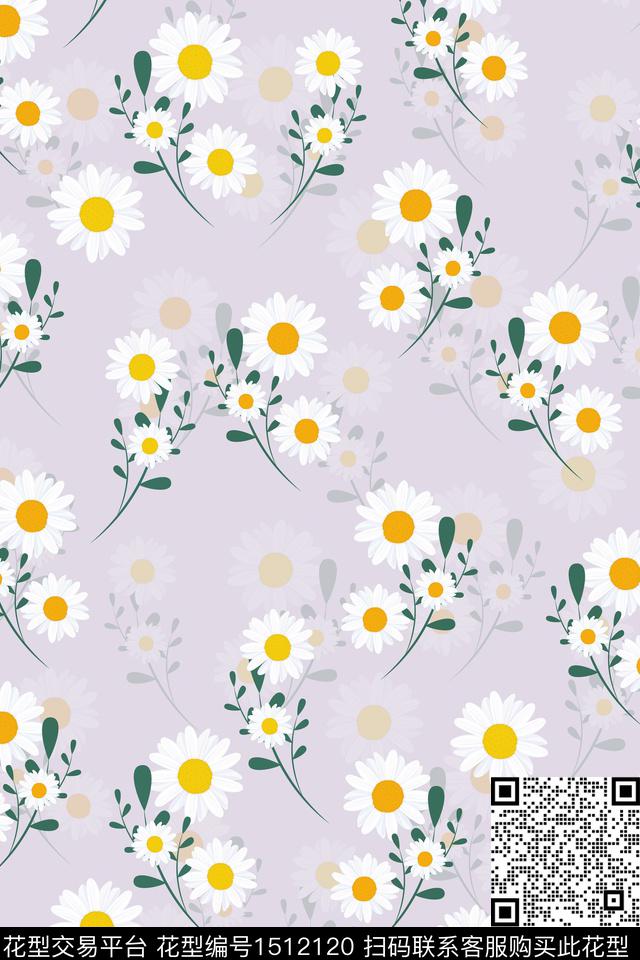 绿植树叶花卉大牌风数码印花华亿平台下载（图片编号: 1512120） - 瓦栏（Walan）