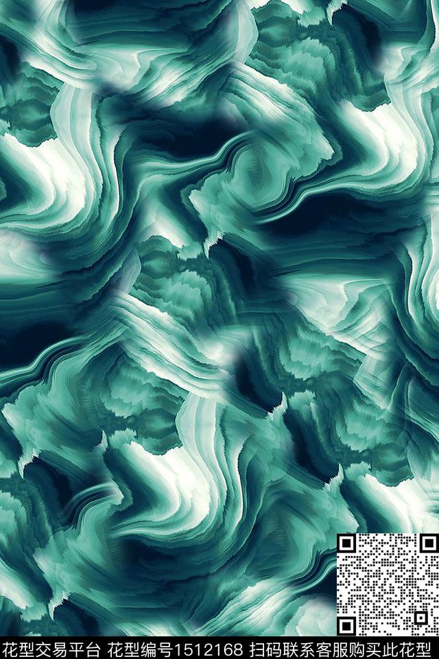 肌理简约抽象数码印花华亿平台下载（图片编号: 1512168） - 瓦栏（Walan）