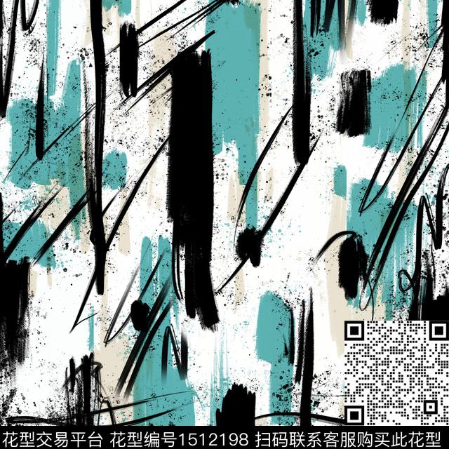 涂鸦大牌风数码印花华亿平台下载（图片编号: 1512198） - 瓦栏（Walan）