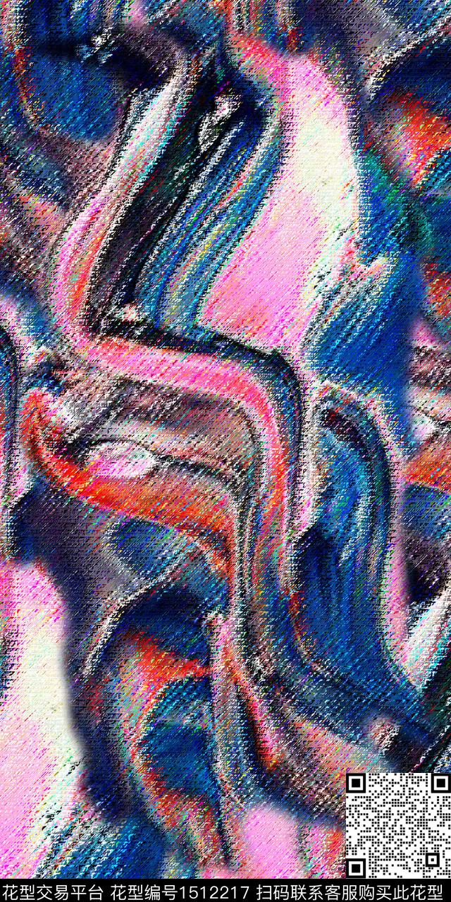 肌理抽象洋阳---抽象数码印花华亿平台下载（图片编号: 1512217） - 瓦栏（Walan）