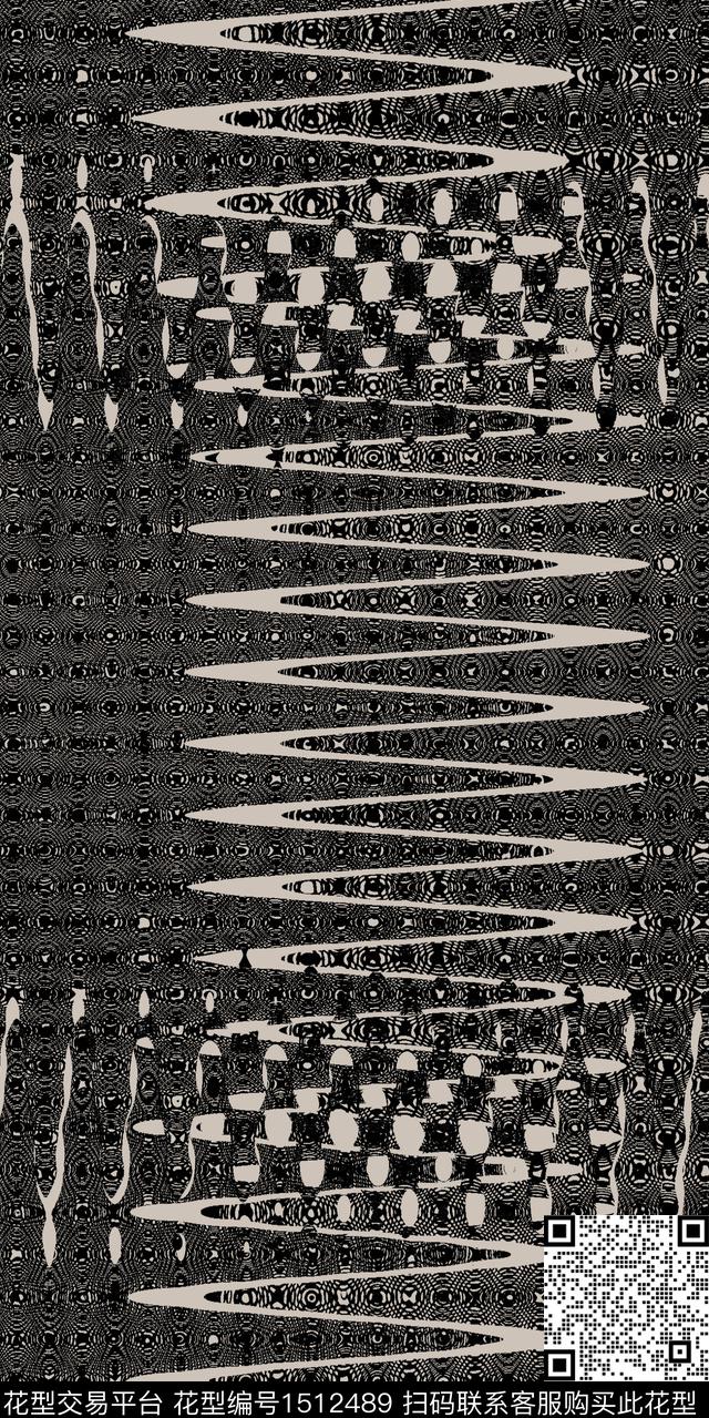 肌理抽象男装抽象传统印花华亿平台下载（图片编号: 1512489） - 瓦栏（Walan）