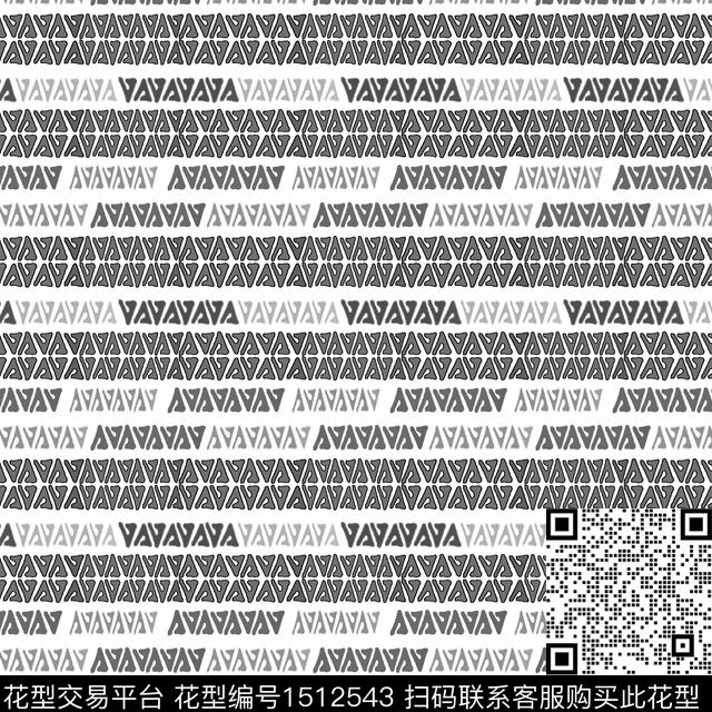 几何男装条纹传统印花华亿平台下载（图片编号: 1512543） - 瓦栏（Walan）