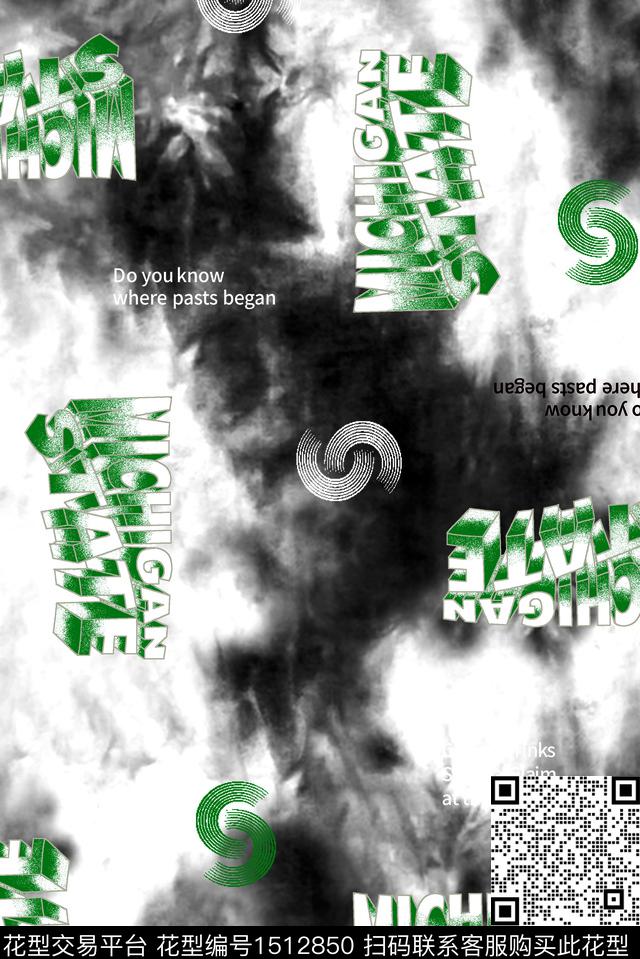 大牌风休闲大牌男装数码印花华亿平台下载（图片编号: 1512850） - 瓦栏（Walan）