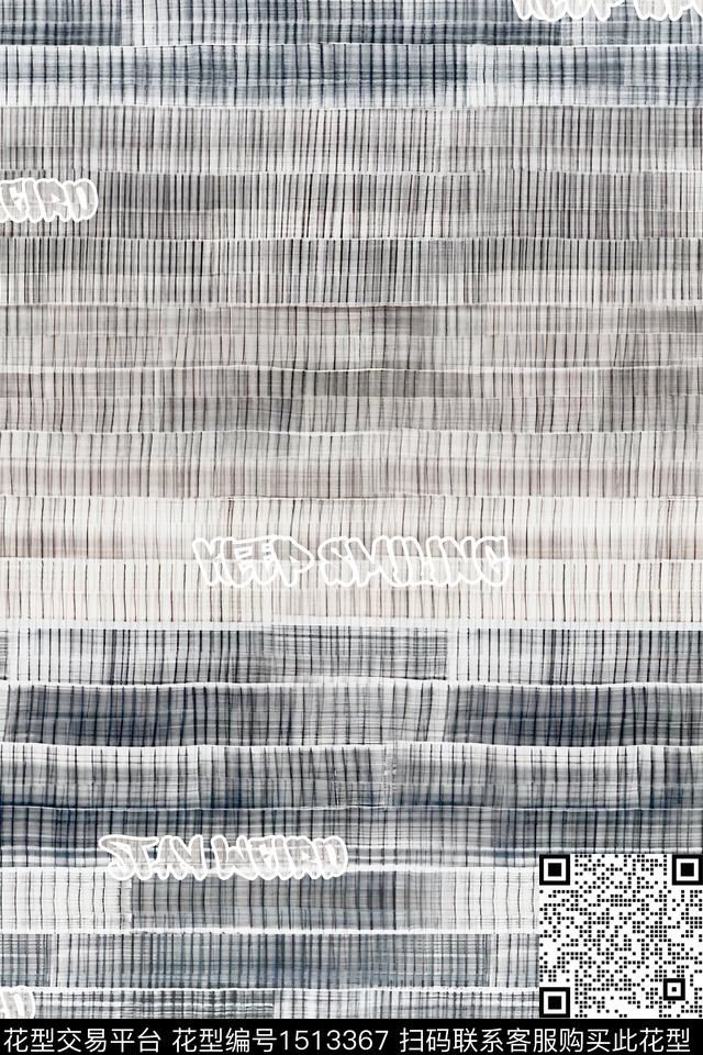 字母男装大牌风数码印花华亿平台下载（图片编号: 1513367） - 瓦栏（Walan）