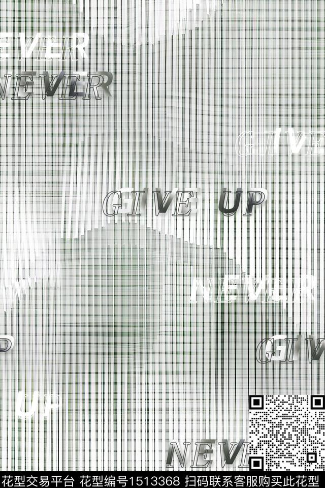 字母男装大牌风数码印花华亿平台下载（图片编号: 1513368） - 瓦栏（Walan）