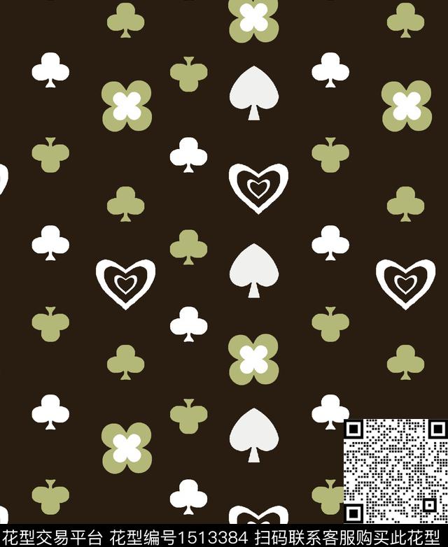 几何小清新真丝数码印花华亿平台下载（图片编号: 1513384） - 瓦栏（Walan）