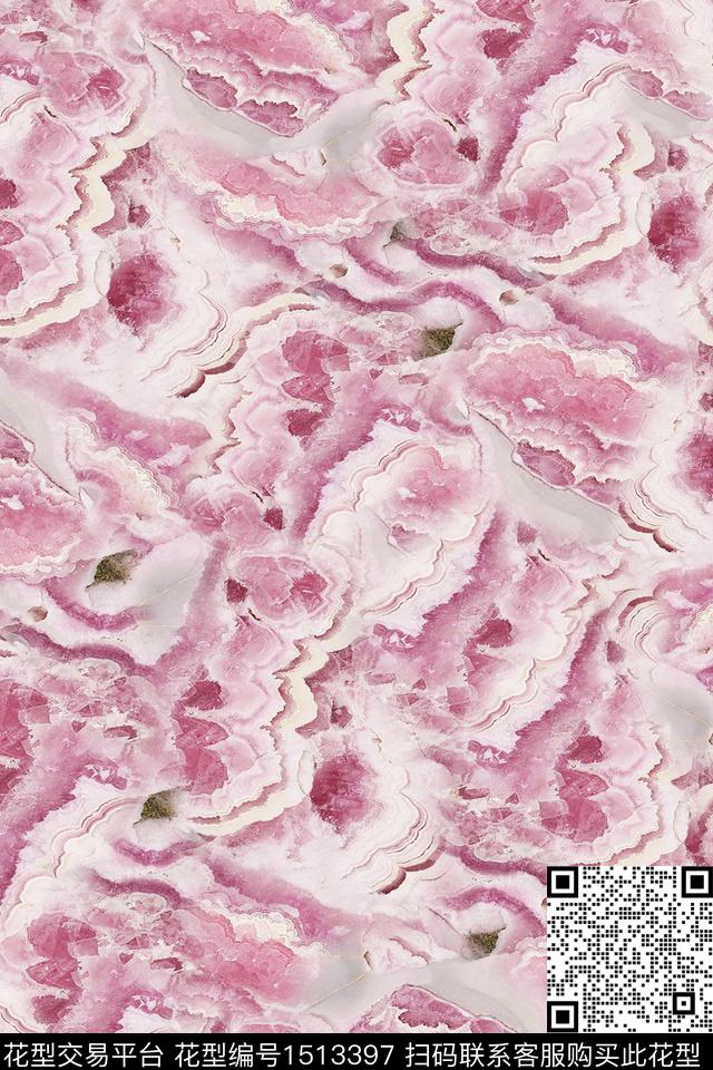 男装肌理抽象数码印花华亿平台下载（图片编号: 1513397） - 瓦栏（Walan）