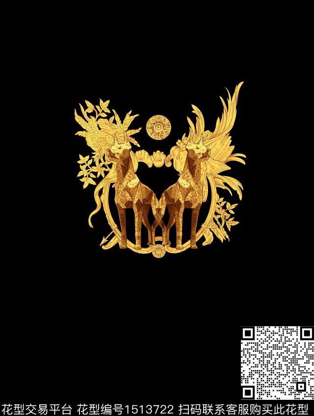 定位花男装简欧数码印花华亿平台下载（图片编号: 1513722） - 瓦栏（Walan）