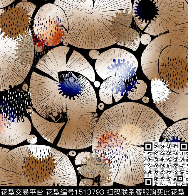 连衣裙女装休闲数码印花华亿平台下载（图片编号: 1513793） - 瓦栏（Walan）