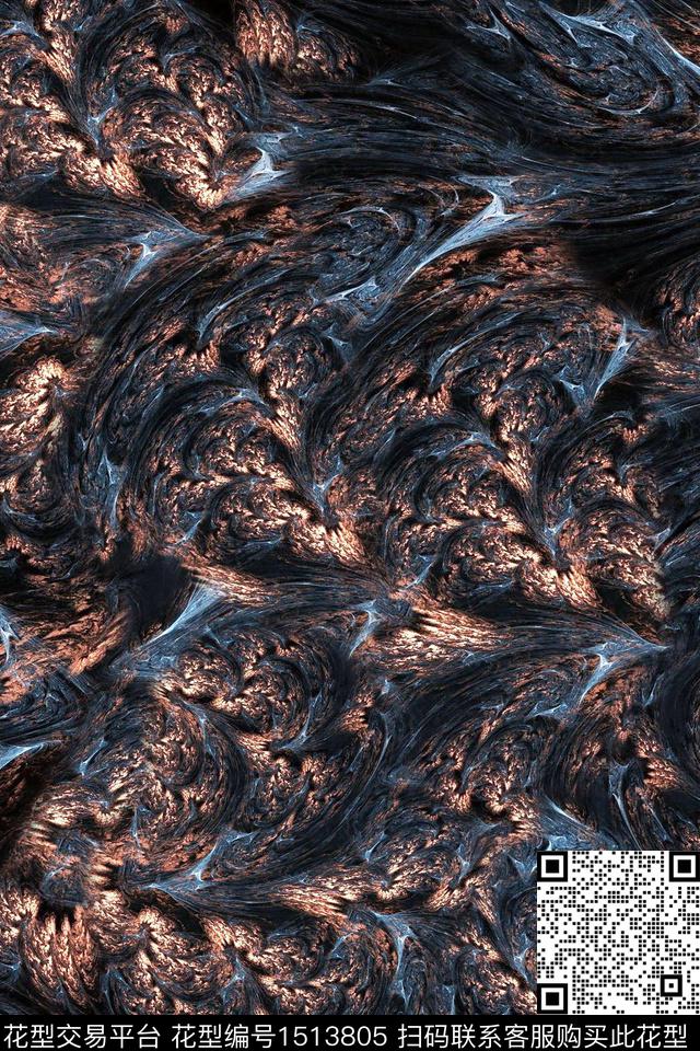 肌理纹理抽象数码印花华亿平台下载（图片编号: 1513805） - 瓦栏（Walan）