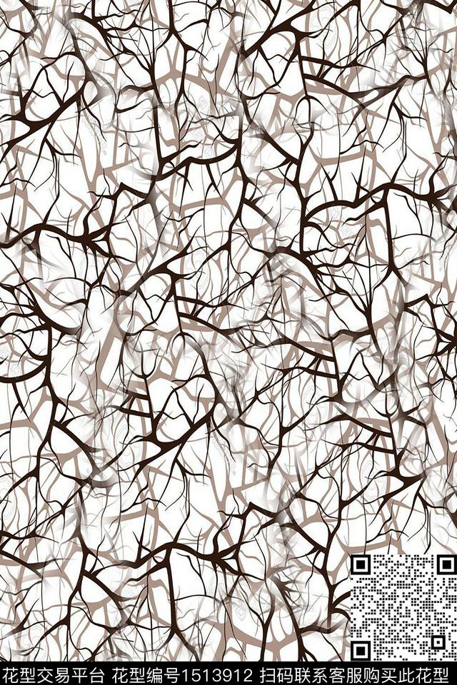 肌理纹理抽象数码印花华亿平台下载（图片编号: 1513912） - 瓦栏（Walan）