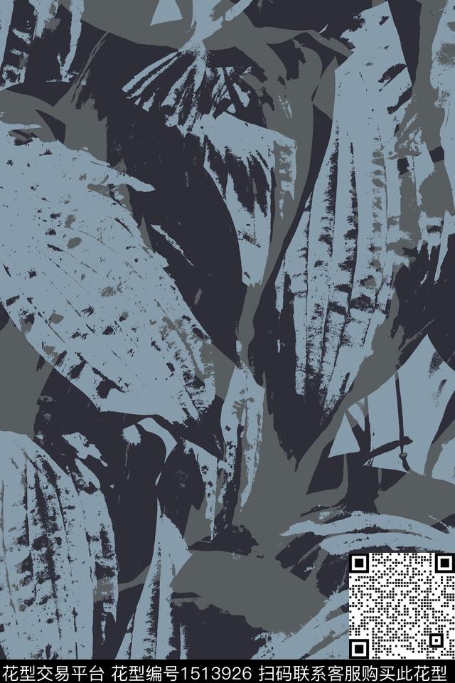 男装抽象配饰传统印花华亿平台下载（图片编号: 1513926） - 瓦栏（Walan）