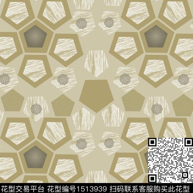 几何男装微几何传统印花华亿平台下载（图片编号: 1513939） - 瓦栏（Walan）