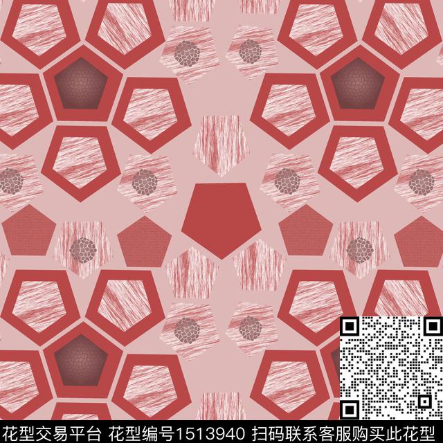 几何男装微几何传统印花华亿平台下载（图片编号: 1513940） - 瓦栏（Walan）