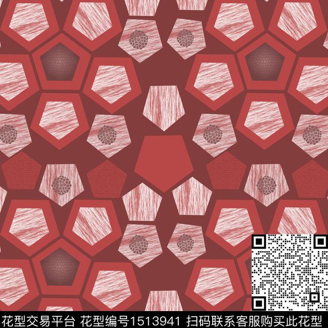 几何男装微几何传统印花华亿平台下载（图片编号: 1513941） - 瓦栏（Walan）