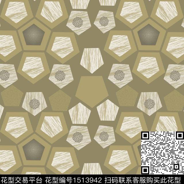 几何男装微几何传统印花华亿平台下载（图片编号: 1513942） - 瓦栏（Walan）