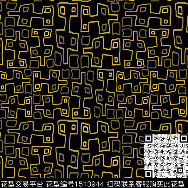 几何男装微几何传统印花华亿平台下载（图片编号: 1513944） - 瓦栏（Walan）