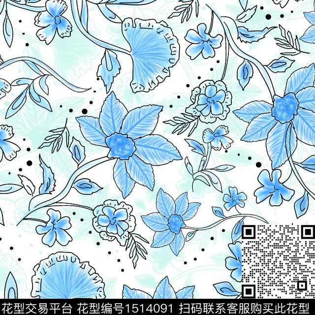 数码华亿平台女装年轻女性数码印花华亿平台下载（图片编号: 1514091） - 瓦栏（Walan）