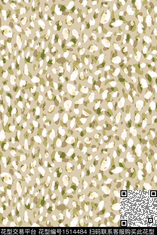 时尚真丝波点数码印花华亿平台下载（图片编号: 1514484） - 瓦栏（Walan）