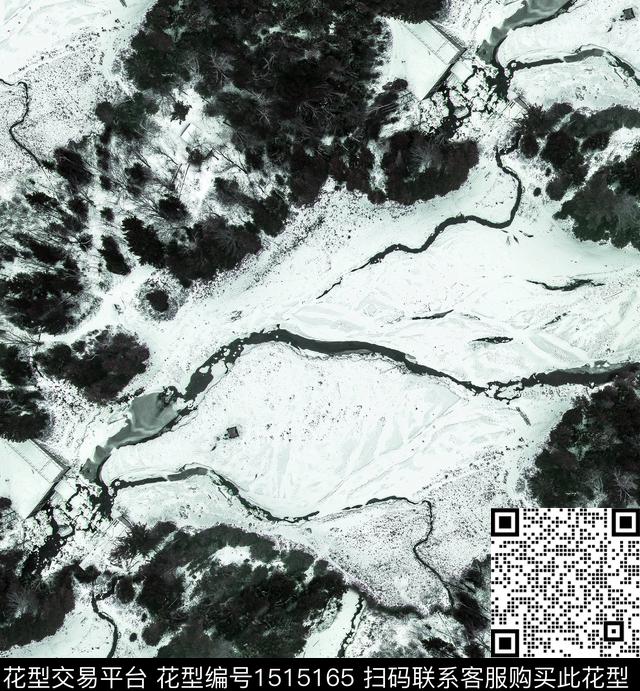 肌理裂痕羽绒服印花数码印花华亿平台下载（图片编号: 1515165） - 瓦栏（Walan）