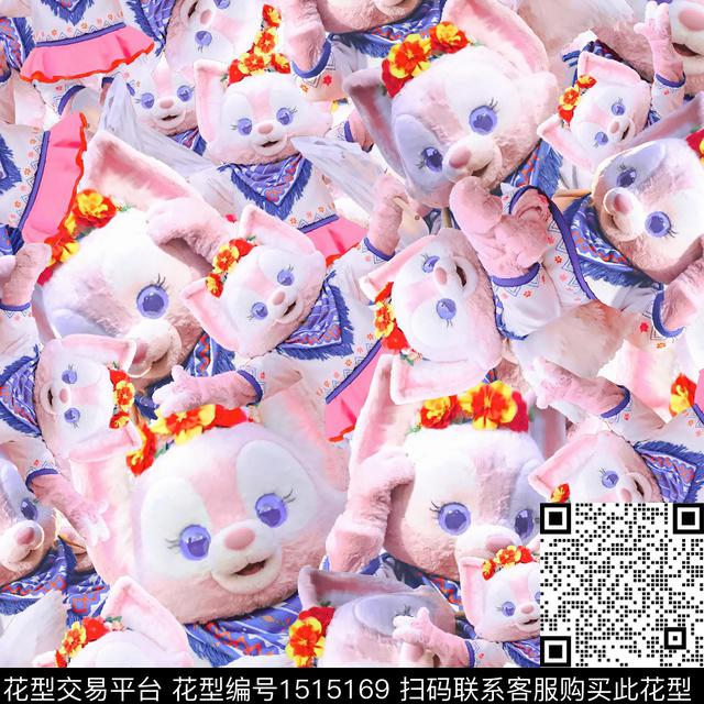 卡通动物童装数码印花华亿平台下载（图片编号: 1515169） - 瓦栏（Walan）