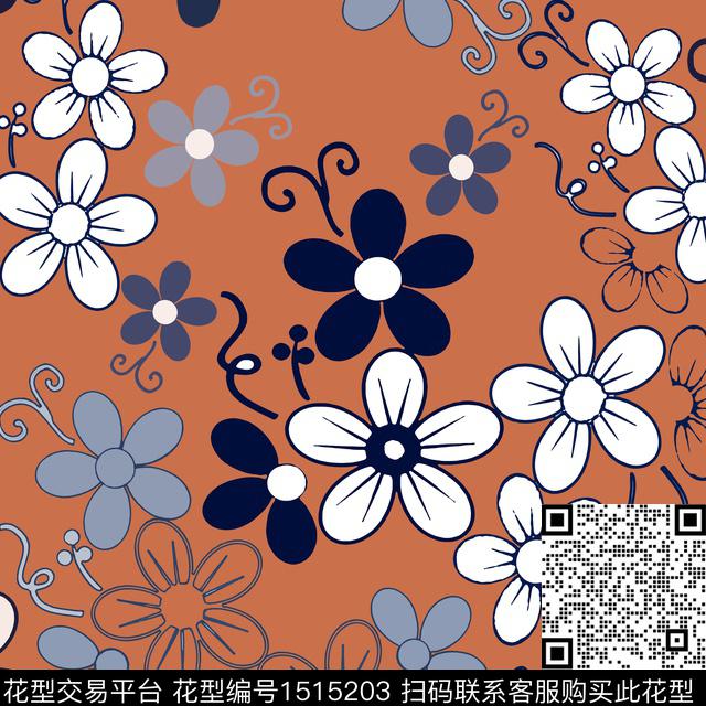 民族风小碎花传统花纹传统印花华亿平台下载（图片编号: 1515203） - 瓦栏（Walan）