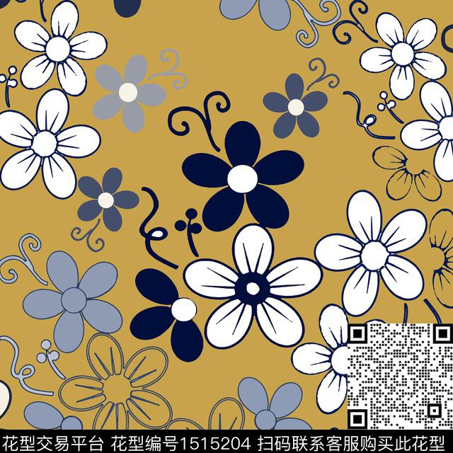 民族风小碎花传统花纹传统印花华亿平台下载（图片编号: 1515204） - 瓦栏（Walan）