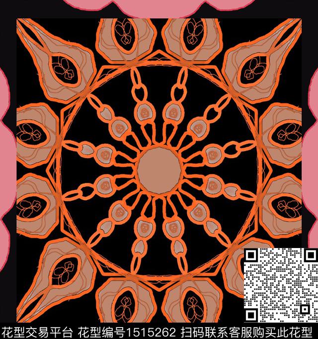 线条几何抽象数码印花华亿平台下载（图片编号: 1515262） - 瓦栏（Walan）