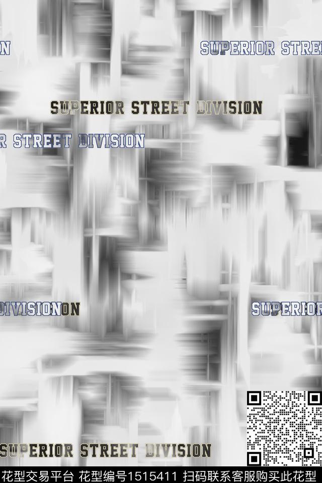 字母男装抽象男装数码印花华亿平台下载（图片编号: 1515411） - 瓦栏（Walan）