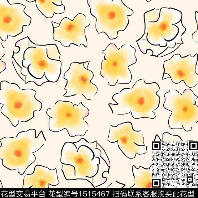 绿植树叶大牌风中国风数码印花华亿平台下载（图片编号: 1515467） - 瓦栏（Walan）