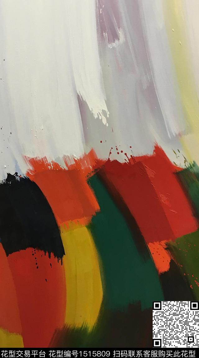 笔触流体2023秋冬数码印花华亿平台下载（图片编号: 1515809） - 瓦栏（Walan）