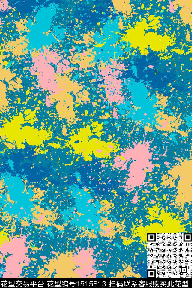 抽象男装户外家居服传统印花华亿平台下载（图片编号: 1515813） - 瓦栏（Walan）