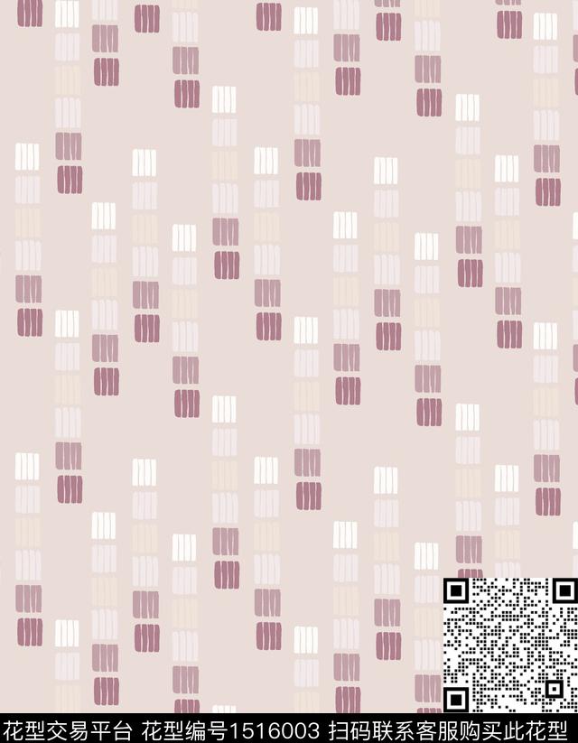 格子肌理几何传统印花华亿平台下载（图片编号: 1516003） - 瓦栏（Walan）