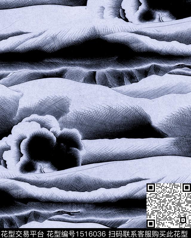 大理石自然纹理2023秋冬数码印花华亿平台下载（图片编号: 1516036） - 瓦栏（Walan）