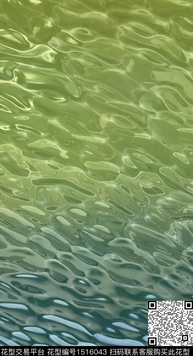 男装定位花自然纹理波浪纹数码印花华亿平台下载（图片编号: 1516043） - 瓦栏（Walan）