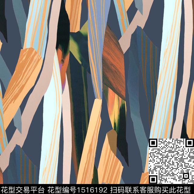 几何抽象2023数码印花华亿平台下载（图片编号: 1516192） - 瓦栏（Walan）