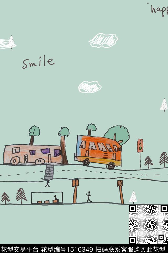 大牌风休闲童装数码印花华亿平台下载（图片编号: 1516349） - 瓦栏（Walan）