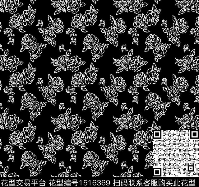 女装花卉大牌风传统印花华亿平台下载（图片编号: 1516369） - 瓦栏（Walan）