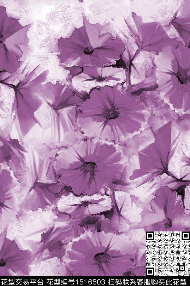 定位花数码华亿平台花卉数码印花华亿平台下载（图片编号: 1516503） - 瓦栏（Walan）